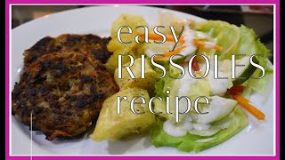 EASY RISSOLES RECIPE  EASY DINNER IDEAS [upl. by Tolliver959]