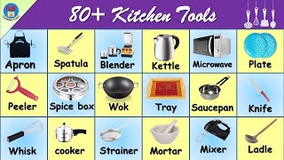 Kitchen Tools Vocabulary Kitchen Utensils Names Kitchen Items 80 Kitchen tools Kitchen Utensils [upl. by Dell]