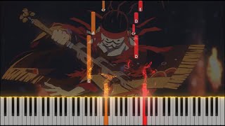 Kamado Tanjiro no Uta OST – Tutorial PIANO FACIL Easy  PARTITURA Kimetsu no Yaiba “Demon Slayer” [upl. by Thrasher937]