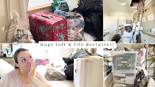 HUGE Loft Declutter amp Organise  journey back to minimalism nesting vlog [upl. by Giulia]