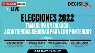 ELECCIONES 2022 Tamaulipas y Oaxaca ¿contiendas seguras para los punteros  Expansión LIVE [upl. by Ardnic]