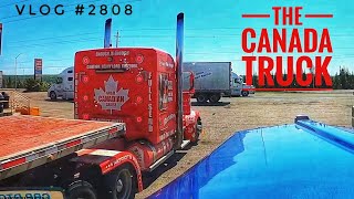 THE CANADA TRUCK  My Trucking Life  Vlog 2808 [upl. by Cartan]