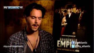 Boardwalk Empire Jack Huston Interview [upl. by Acsicnarf]