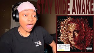 FIRST TIME HEARING Eminem  Stay Wide Awake REACTION [upl. by Notlrak337]