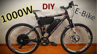 DIY 1000W 48V EBike 60kmh conversion kit electric bike [upl. by Agbogla]