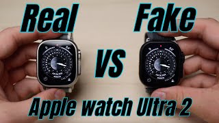 Fake Apple Watch Ultra 2 Vs Real  Which is the fake [upl. by Rannug]