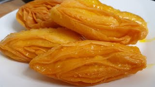 Khaja Recipe At Home Indian Sweet Recipe ♥️ [upl. by Melone]