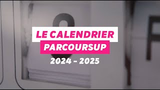 Le calendrier Parcoursup 2025 [upl. by Teleya]