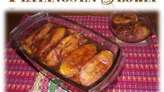 Receta Platanos en Gloria Guatemala [upl. by Hyacinthie]