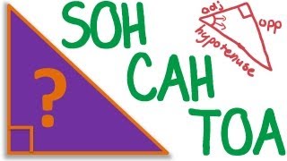 Maths Tutorial Trigonometry SOH CAH TOA trigonometric ratios [upl. by Edson]