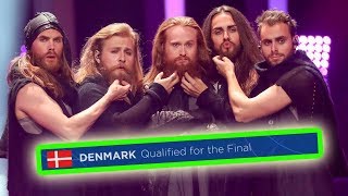 every time DENMARK qualified for the eurovision final [upl. by Jennette]