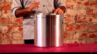 Winco Stock Pot Showcased by Chef Dangoor  TigerChef [upl. by Nyahs534]