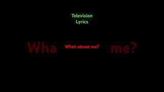 Televisionso far so good Lyrics [upl. by Westfahl]