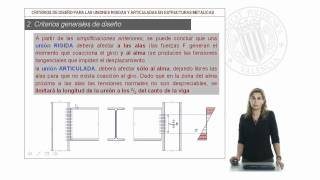 Criterios de diseño de las uniones en estructuras de acero para edificación  2030  UPV [upl. by Nedloh]