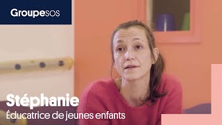 CES MÉTIERS ENGAGÉS  Stéphanie éducatrice de jeunes enfants [upl. by Lewie]