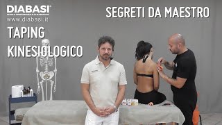 Segreti da Maestro Taping Kinesiologico  DIABASI® Scuola Professionale di Massaggio [upl. by Andert458]