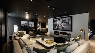 HOME CINEMA WITH HIDDEN SCREEN amp PROJECTOR [upl. by Riella]