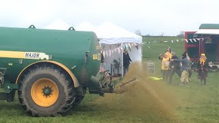 Farmers Drive Through AntiFrackings Demonstration Rally [upl. by Simdars616]