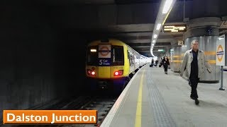 Dalston Junction  East London Line  London Overground  British Rail Class 378 [upl. by Bonney]