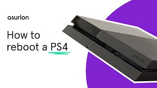 How to reboot a PS4  Asurion [upl. by Anglo769]