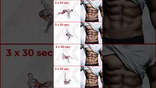 4 MUSTDO Exercises for Strong ABS  Quick Home Workout [upl. by Urbannai538]