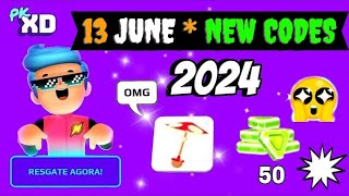 13 JUNE NEW CODES FOR PK XD  PK XD CODES 2024  PK XD REDEEM CODE pk xd june 2024 [upl. by Hilleary748]