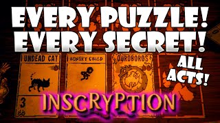 All Puzzles and Secrets in Inscryption All Acts [upl. by Tyrone]