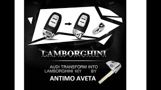 VideoTutorial amp AccessoriRetrofit Chiave Audi A4 8k b8A5 8TQ5 8R in Chiave Lamborghini Aventador [upl. by Tavis]