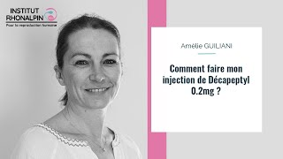 Comment faire une injection de Décapeptyl 02 mg 2 ampoules [upl. by Raff983]