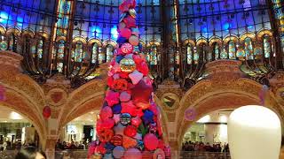 Galeries lafayette haussmann Christmas tree [upl. by Anitselec]