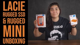 LaCie Rugged SSD amp Rugged Mini Unboxing  LaCie Hard Drive Unboxing [upl. by Noyr]