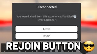 ROBLOX REJOIN BUTTON SCRIPT 😄😁 [upl. by Powell937]