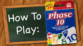 How to Play Phase 10 [upl. by Jacobba]