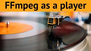 ffmpeg play audio  using ffmpeg as a player [upl. by Nallij]