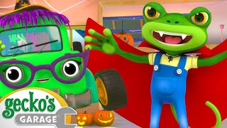 Halloween Haunted Cars  Best Cars amp Truck Videos for Kids [upl. by Ciredor]