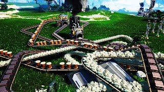 What Happens When You Let a Maniac Build a Factory  Satisfactory gameplay  Lets Game It Out [upl. by Enelyw582]