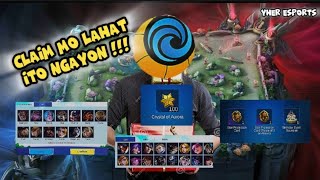 Add Birthday MLBB Tricks Free Hero 100 Crystal of Aurora Epic Elite Skin Star Protection Card ✅ [upl. by Mozza]