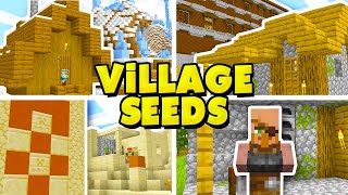 TOP 20 BEST NEW VILLAGE SEEDS For Minecraft 1165 Minecraft Java Edition Seeds [upl. by Akinal]