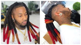 Locs To Wicks Transformation  Mens Hairstyle  Wicks By Val Tuffcuts [upl. by Nylahsoj136]