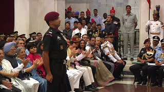 President Mukherjee presents Gallantry Awards and Distinguished Service Decorations [upl. by Ynetruoc]