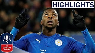 Iheanacho Scores First Ever VAR Goal  Leicester 20 Fleetwood  Emirates FA Cup 201718 [upl. by Struve]