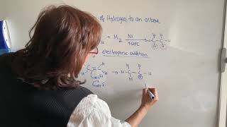 Electrophilic Addition Reaction Of Alkenes  Hydrogenation of ethene [upl. by Ytirehc]