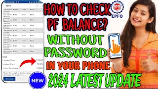 PF Balance Check Made Easy – Do It in Just 3 Clicks pfbalance epfo epf [upl. by Hoppe404]