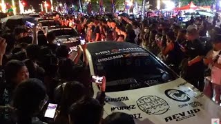 Cambodia Siem Reap Angkor 2024 Gumball 3000 Rally Fantastic Supercars រថយន្តទំនើប [upl. by Akimyt]