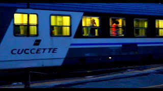 TRENITALIA  Night trains in Ventimiglia station [upl. by Enelym]