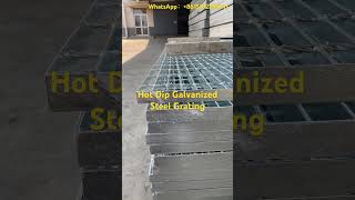 Hot dipped galvanized steel grating steelgrating [upl. by Dawson]