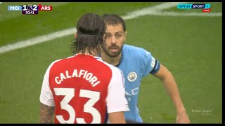 Riccardo Calafiori vs Man city Shocked Guardiola [upl. by Sllew]