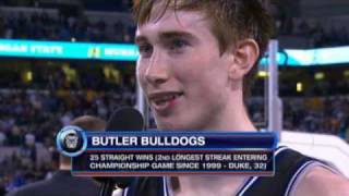 Stevens and Hayward on Butlers Final Four Win [upl. by Irwin318]