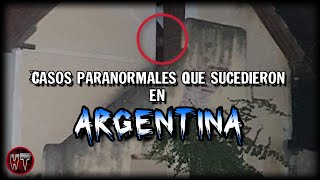 5 CASOS PARANORMALES Grabados en ARGENTINA  Recopilacion de Videos de Terror [upl. by Mccoy]