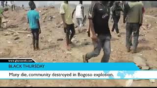 Many die community destroyed in Bogoso explosion [upl. by Acinna37]